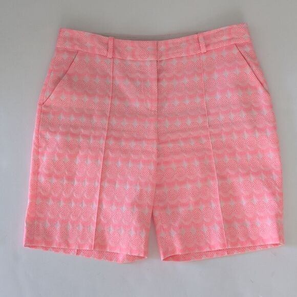 Diane Von Furstenburg Pink Boymuda Shorts Size 6 - Picture 1 of 8